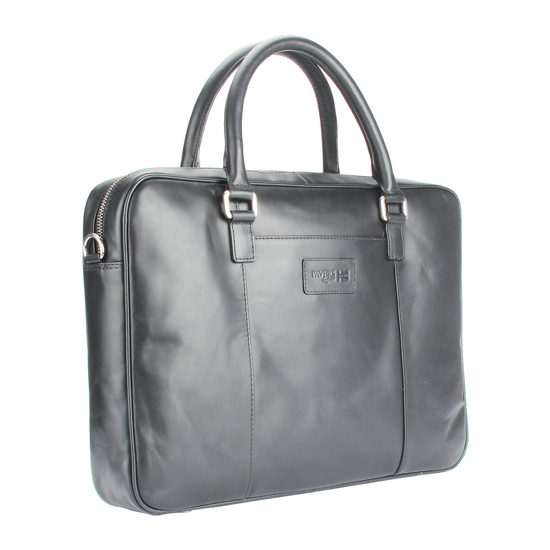Premium leather laptop sleeve messanger bag