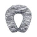 Grey Travel Pillow with memory foam