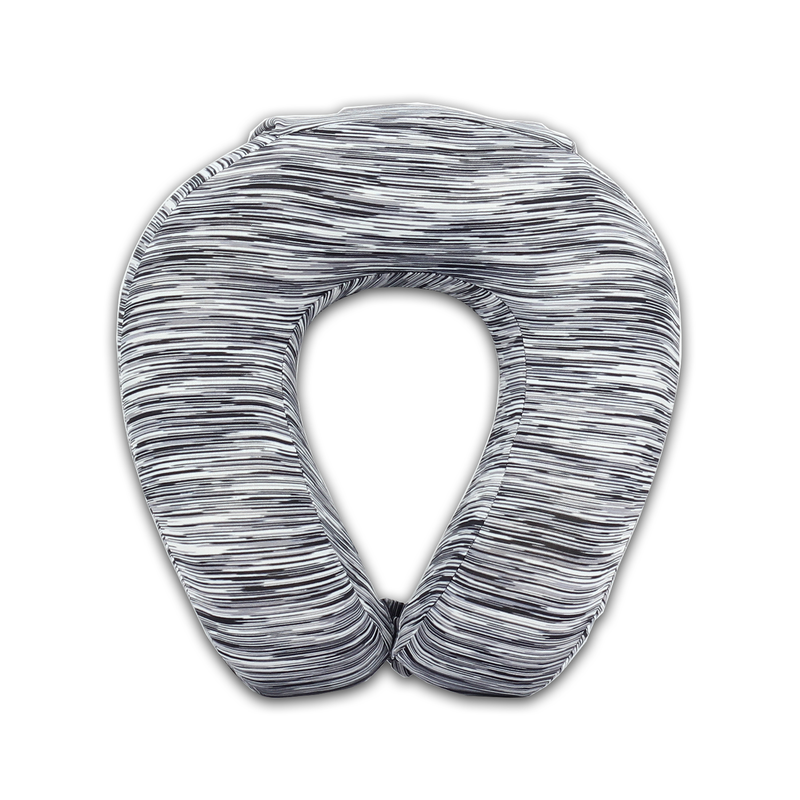 Grey Travel Pillow with memory foam