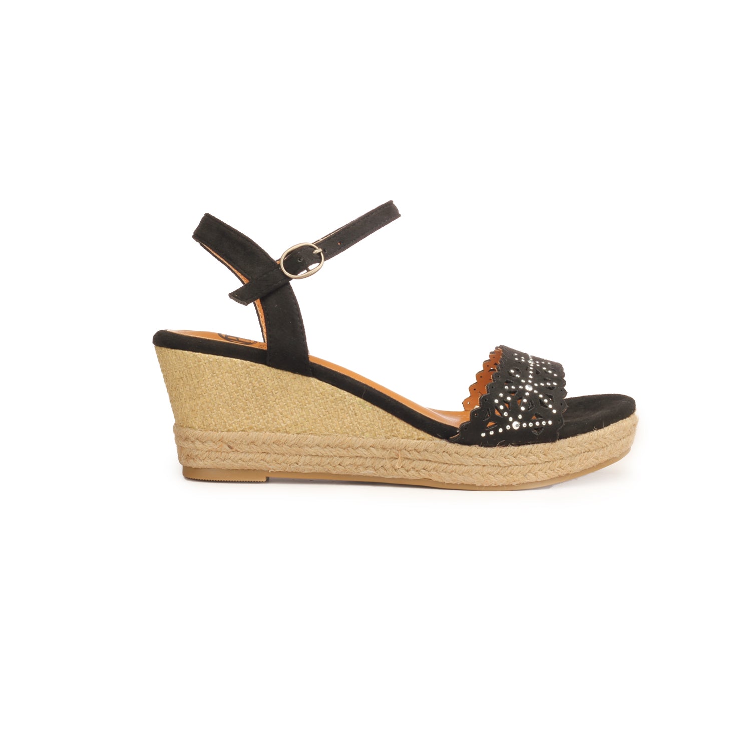 Pavers black sales wedge sandals