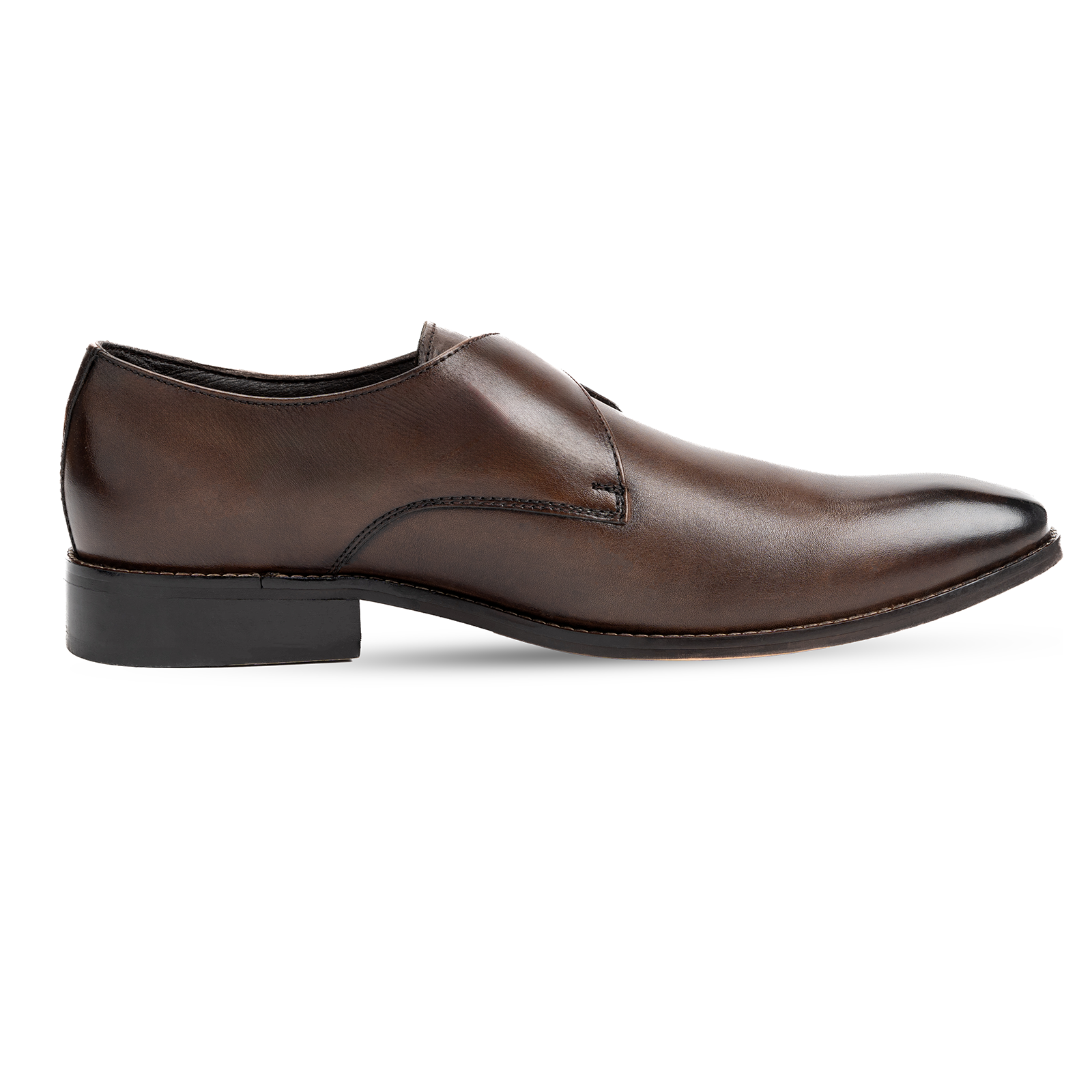Dress Shoes Wide Fit Monk Shoes Single Strap Formal Monk Shoes