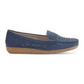 Discover the Quinn Hollow Perforated Casual Loafer by Pavers England. Stylish and comfy shoes for women from top shoe shops. Blue color. Shop now!