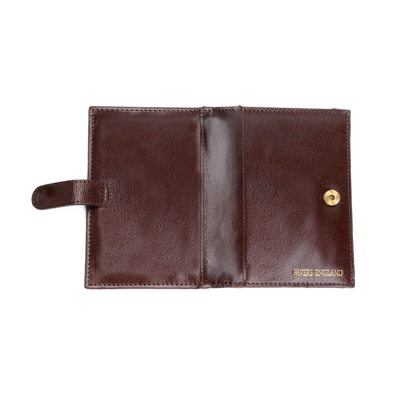 Premium leather travel wallet and passport holder