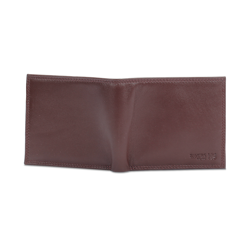 Grained Leather Bifold Wallet