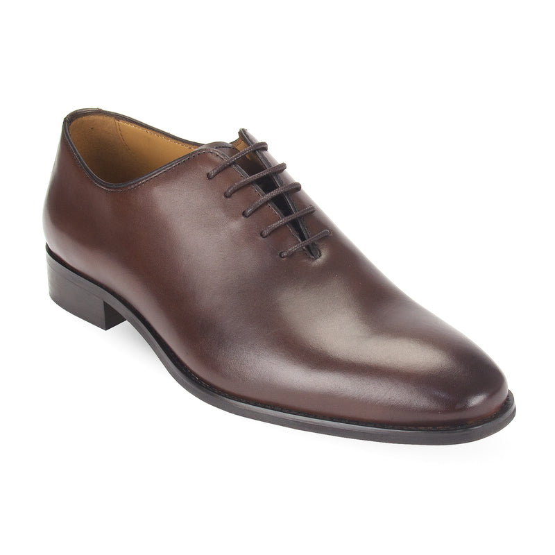 Explore the Belmont Leather Wholecut Oxford Shoe by Pavers England. Formal laced shoes for men perfect for mens shoes collection. Brown shoes. Buy now!