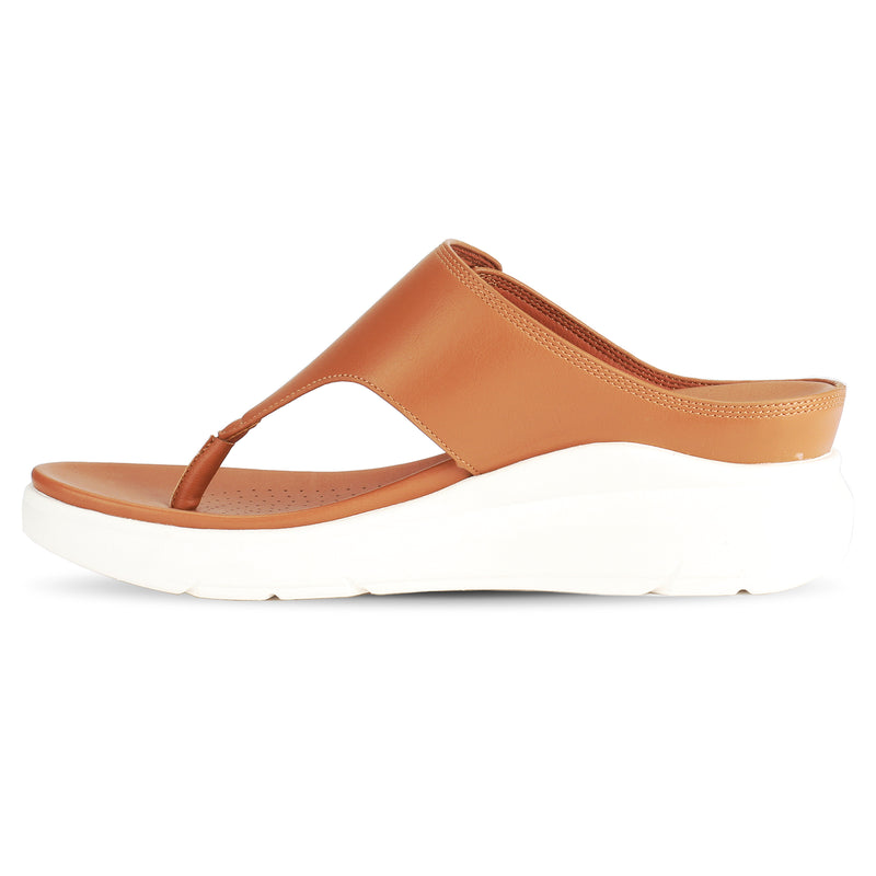 Amber comfy platform heel toepost sandal