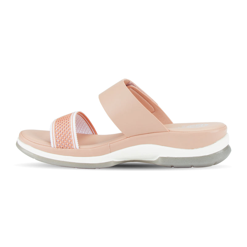 Discover the Karen Padded Slip-on mule from Pavers England. Stylish ladies shoes perfect for any occasion. Pink color. Shop now!