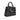 Discover the Remi textured monogram shoulder bag by Pavers England. Stylish and practical for any occasion. Black color. Shop now!