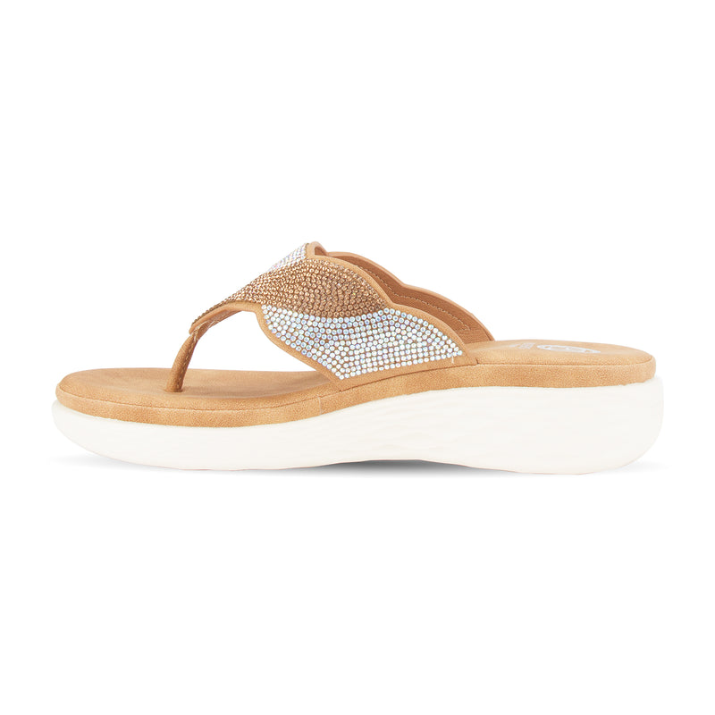 Donelle vista shine toepost sandal