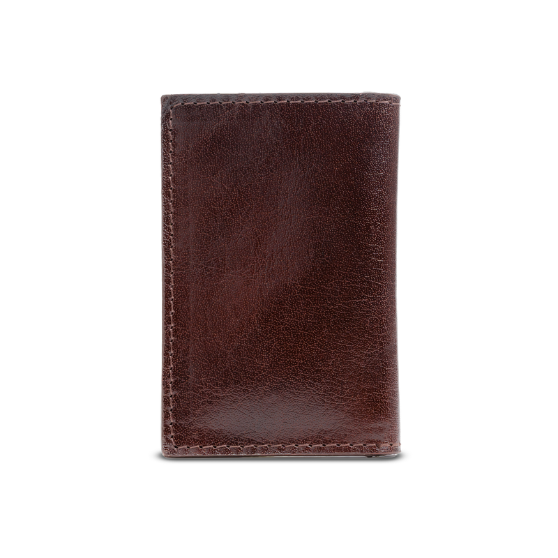 Flip Top leather business card holder