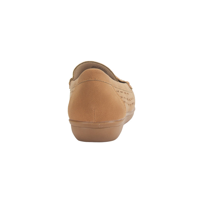 Discover the Quinn Hollow Perforated Casual Loafer by Pavers England. Stylish and comfy shoes for women from top shoe shops. Tan color. Shop now!