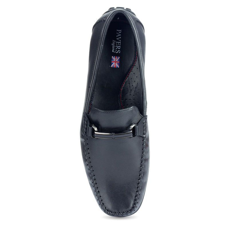 Ethan Mens Leather Horse-bit loafer