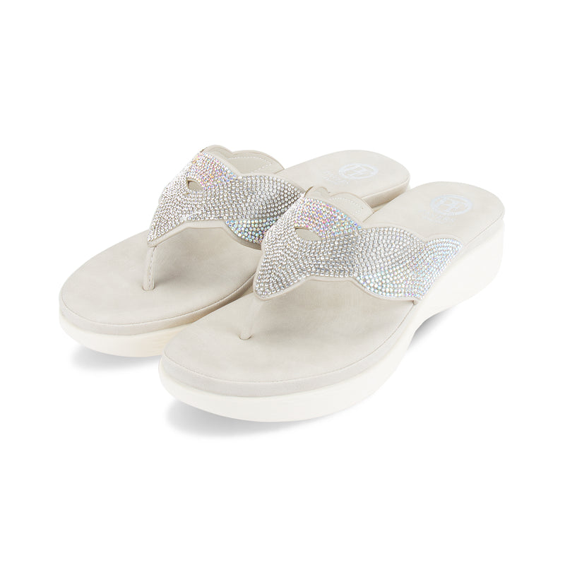 Donelle vista shine toepost sandal