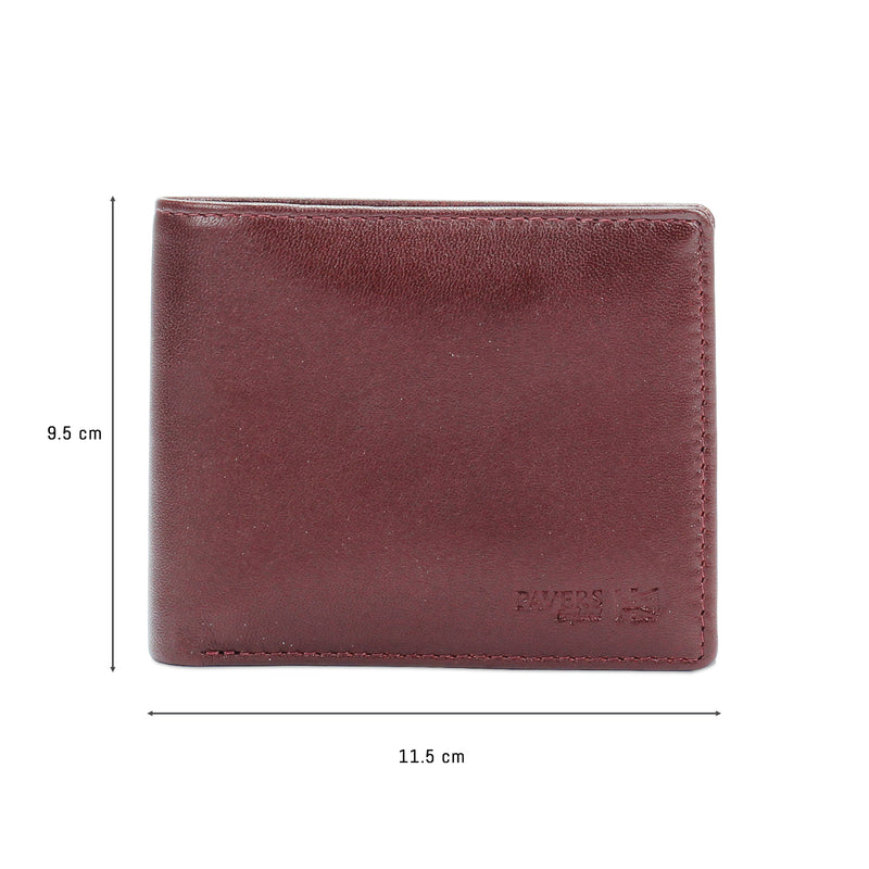 Structured Bifold Leather Wallet