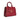 Discover the Remi textured monogram shoulder bag by Pavers England. Stylish and practical for any occasion. Burgundy color. Shop now!