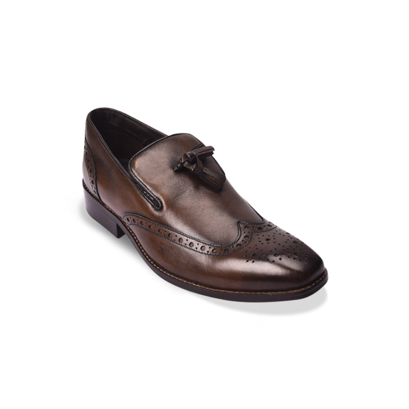 Men's leather slip-on formal loafers