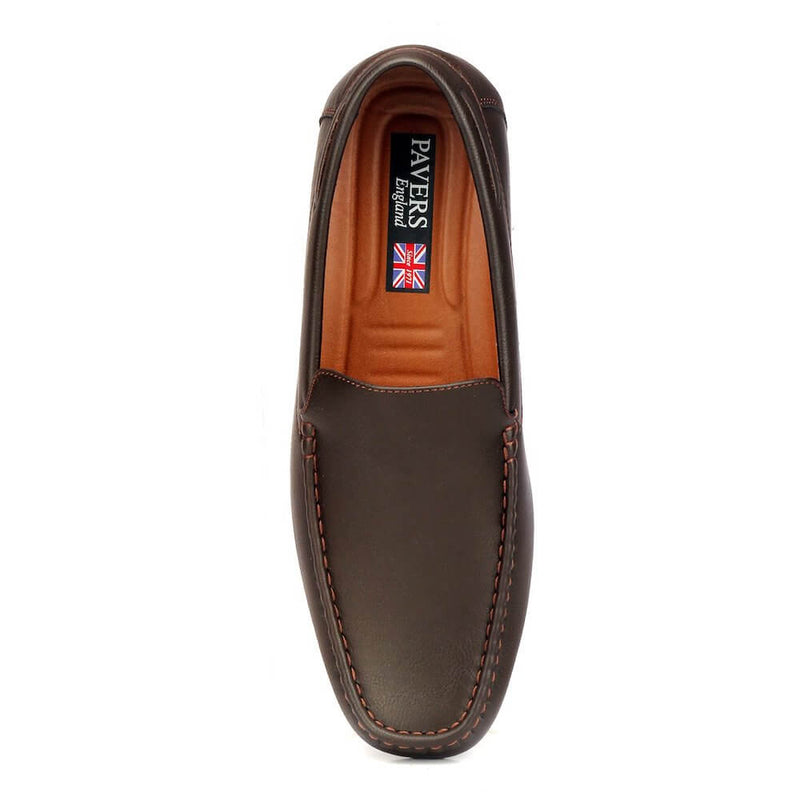 brown Mens Super Soft Moccasins