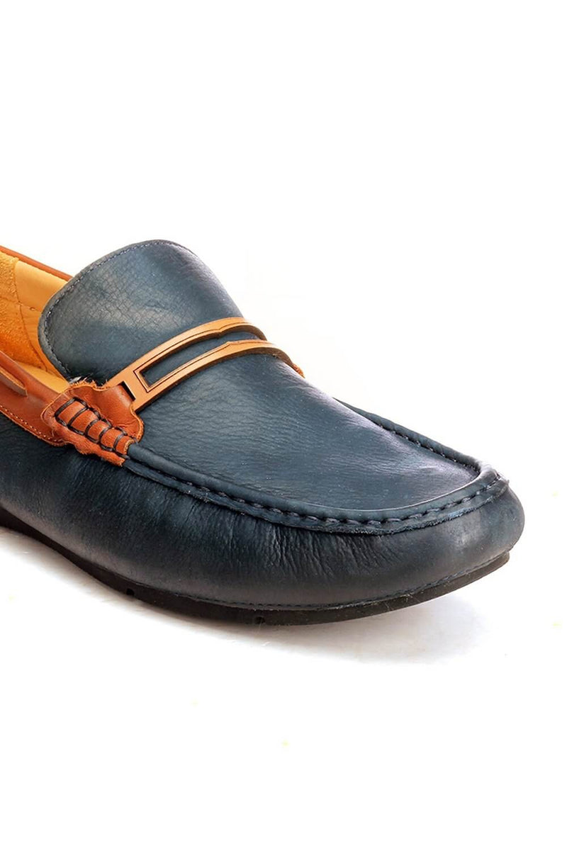 Men Driving Loafers Navy Colour