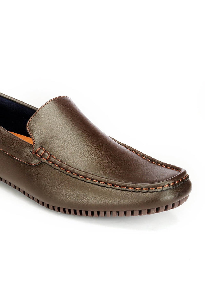 Original Soft Moccasins Shoes Mens Brown colour