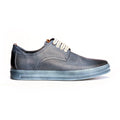 Leather Sneakers For Men - Navy