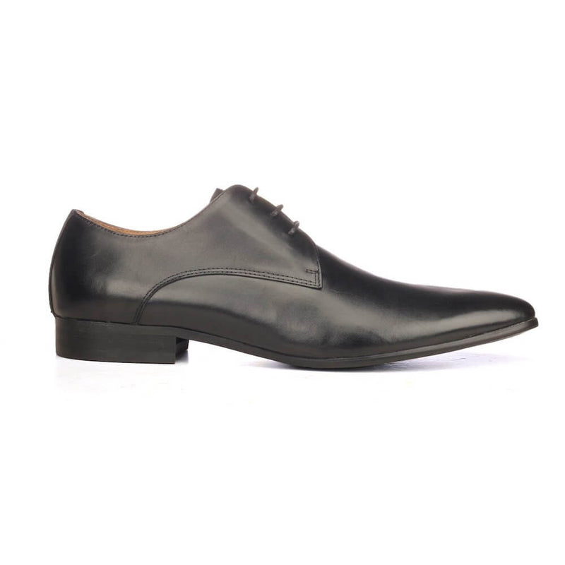 Plain Toe Shoes For Men - Black