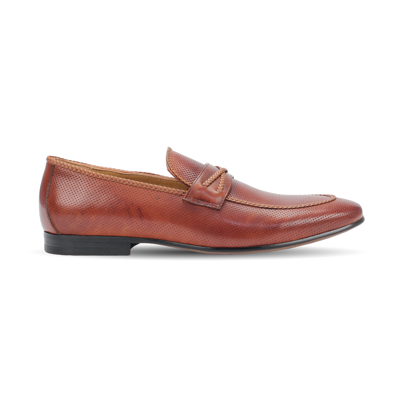 Gabriel almond Toe Perforated Men's Loafer