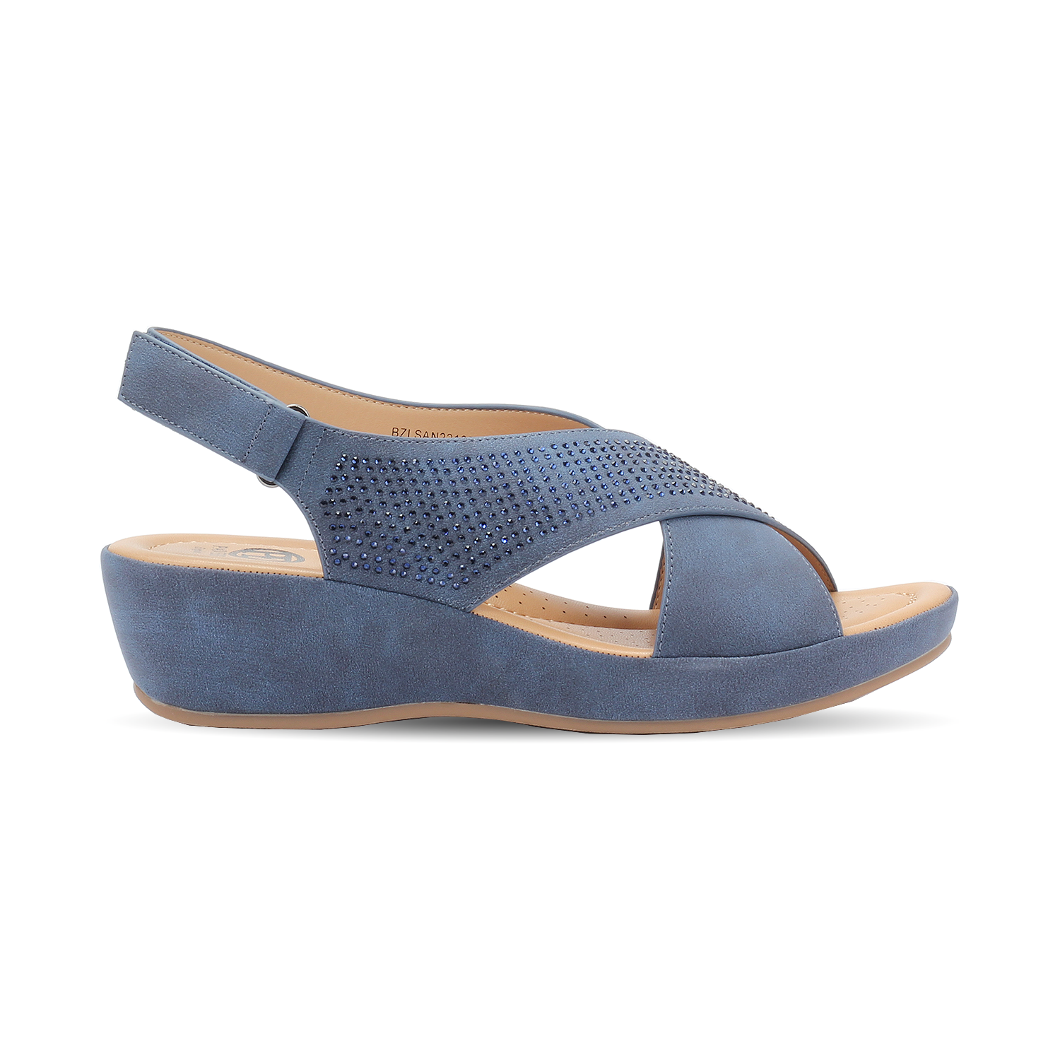 Buy Sparkle Cross Strap Wedge Sandal Shoes for Women in Shoe Shops