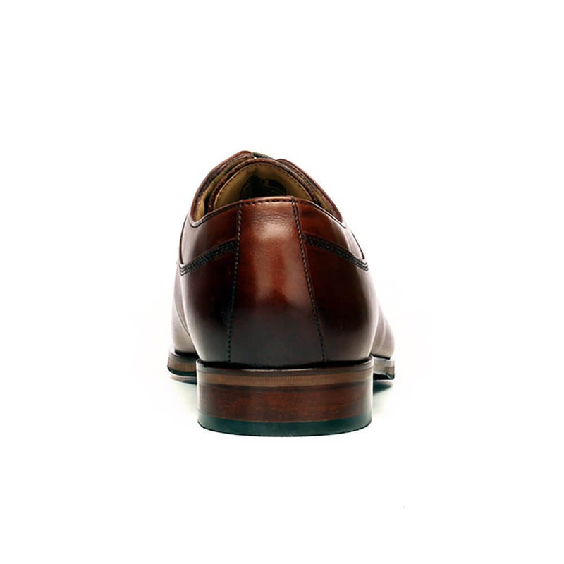 Plain Toe Derby Brown Shoes