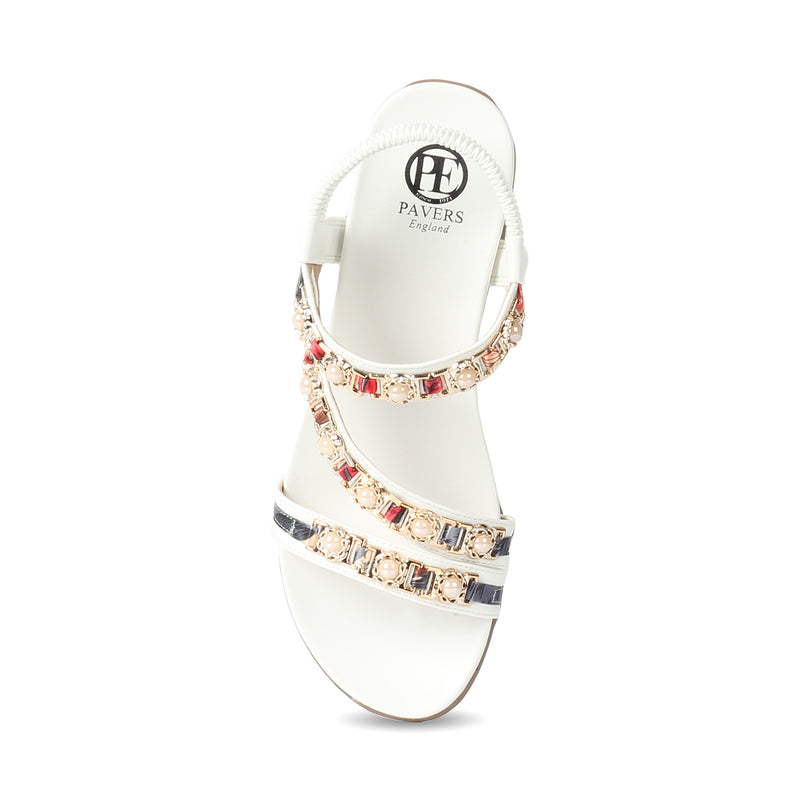 Multi colored Jeweled Sandals