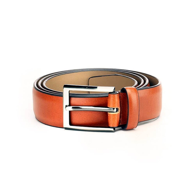tan color leather belt
