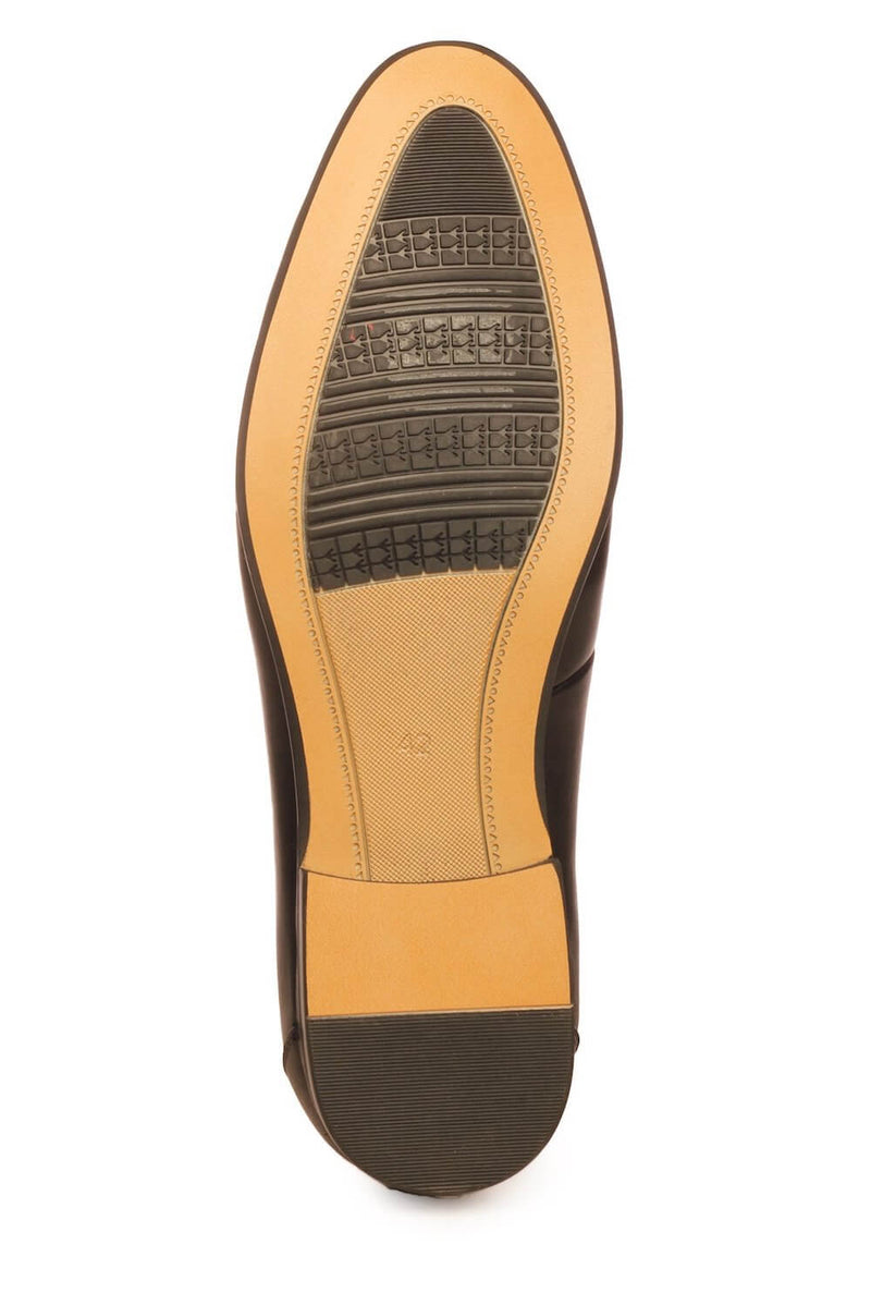 Apron toe style men shoes