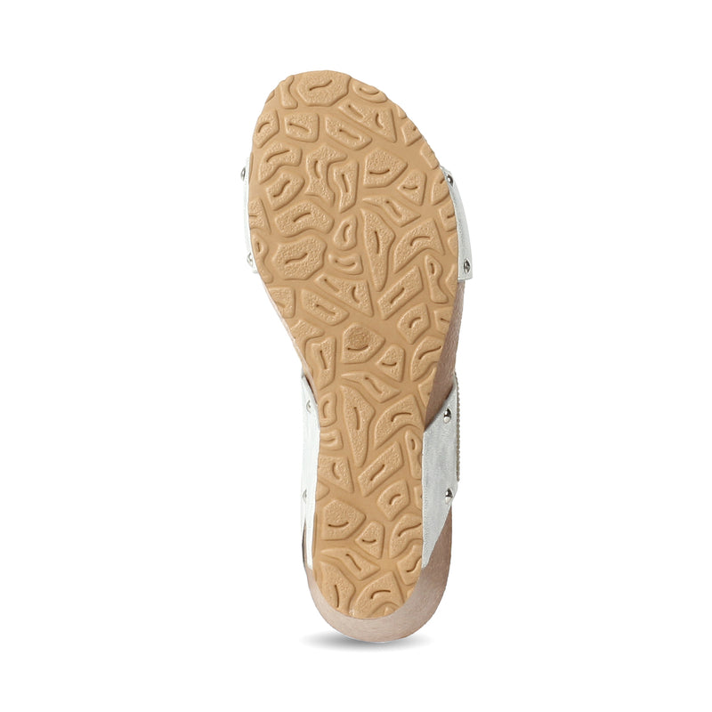 Embellished cork Wedge sandals