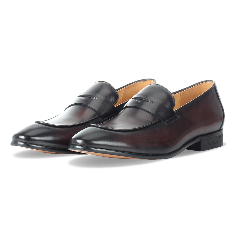 Hickory Brown formal driving style loafer