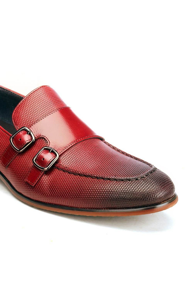 Apron toe style men shoes