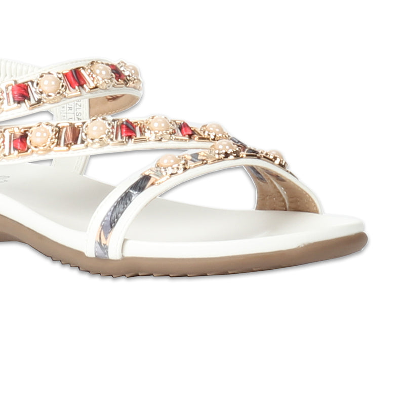 Multi colored Jeweled Sandals