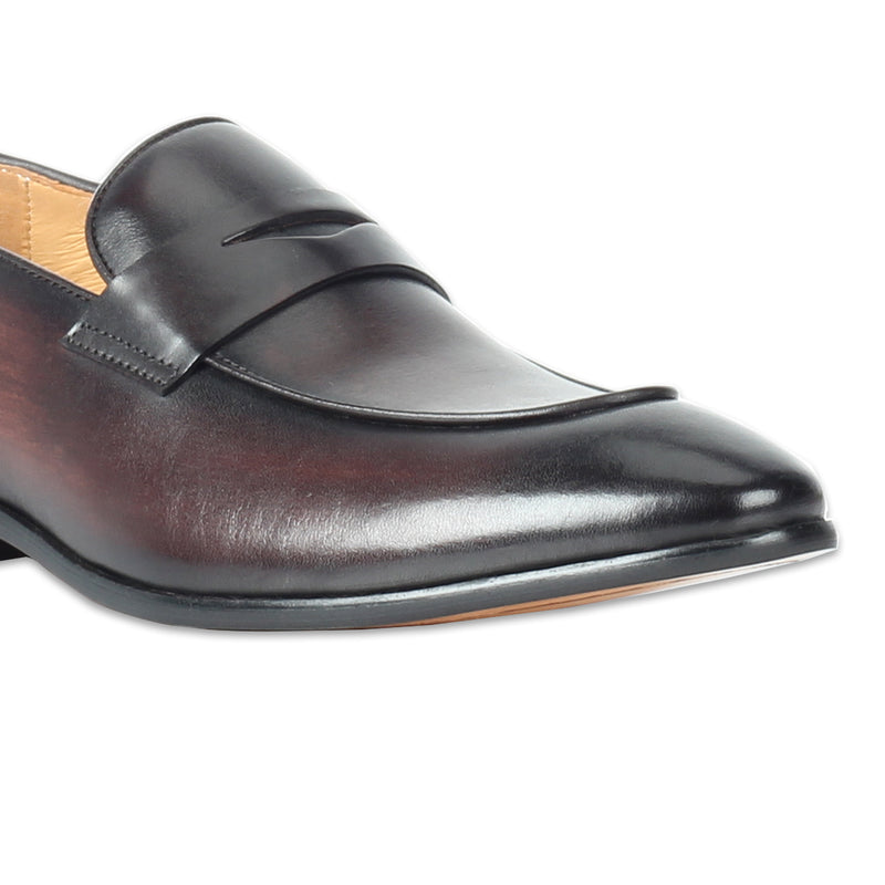 Hickory Brown formal driving style loafer