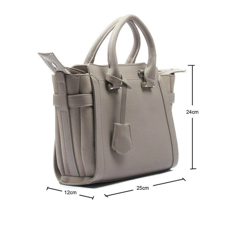 Smart grey tote bag for women - Lt.Grey - Bags & Accessories - Pavers England
