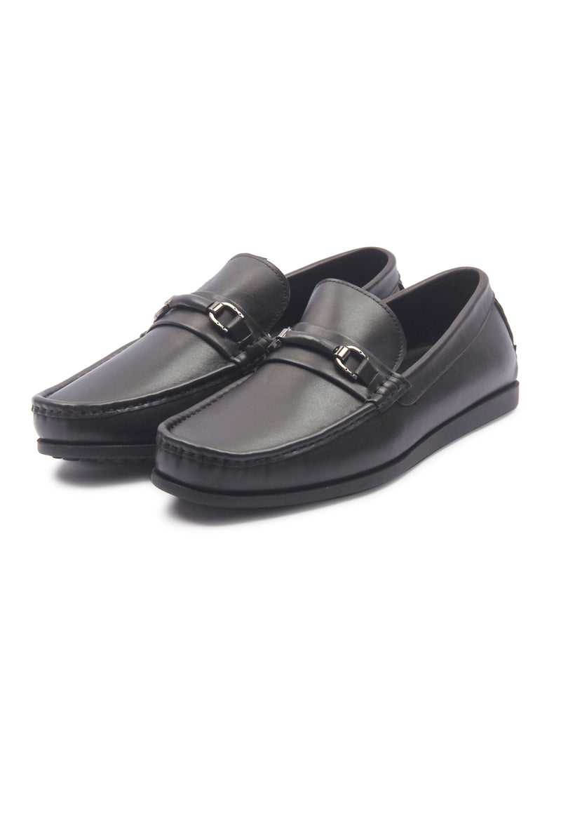 Men's Bit Loafers for Formal Wear - Black - Smart Casuals - Pavers England
