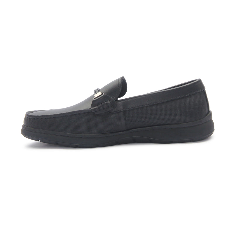 Men's Penny Loafers for Formal Wear - Black - Smart Casuals - Pavers England