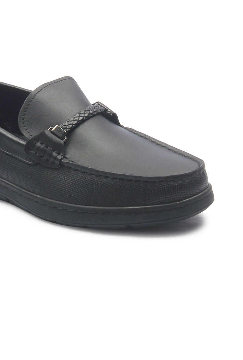 Men's Penny Loafers for Formal Wear - Black - Smart Casuals - Pavers England