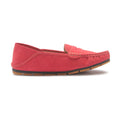 Women's Penny Loafers-Red - Full Shoes - Pavers England