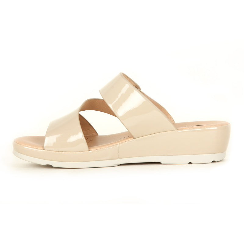 Women's Holographic Mule-Beige - Mules - Pavers England