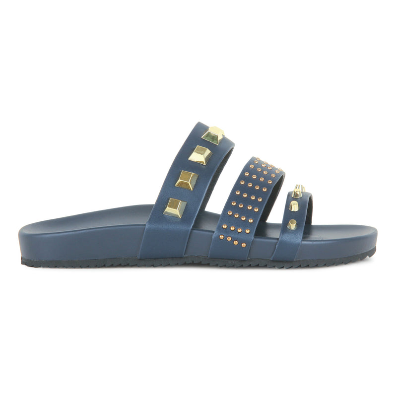 Women's Stud Embellished Sliders
