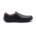 Men's Leather Loafers-Black - Smart Casuals - Pavers England