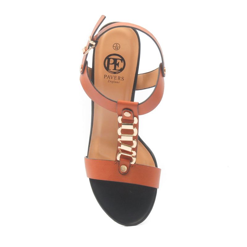 Women's T-Strap Block Heels