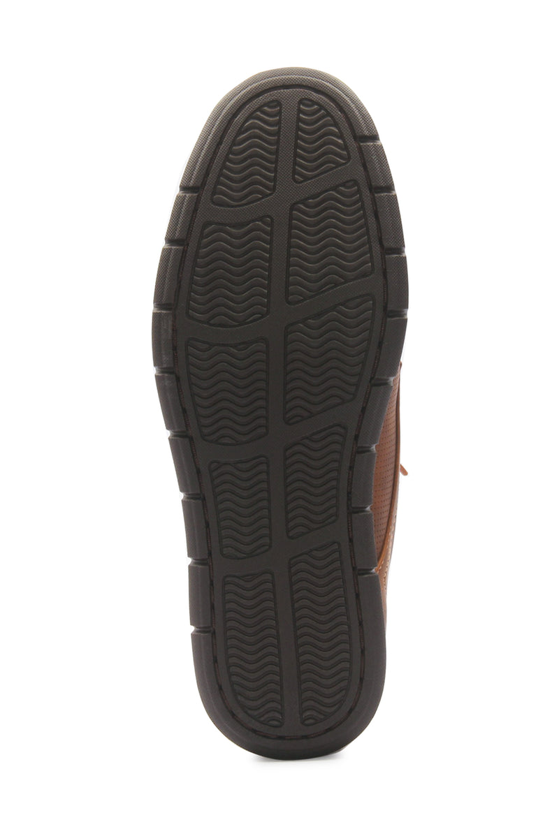Men's Lace Up Derby Shoes for Casual Wear - Brown - Laced Shoes - Pavers England