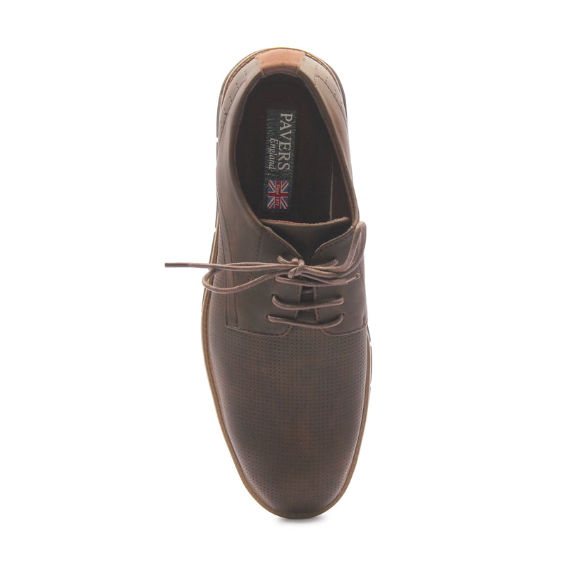 Men's Lace Up Derby Shoes for Casual Wear