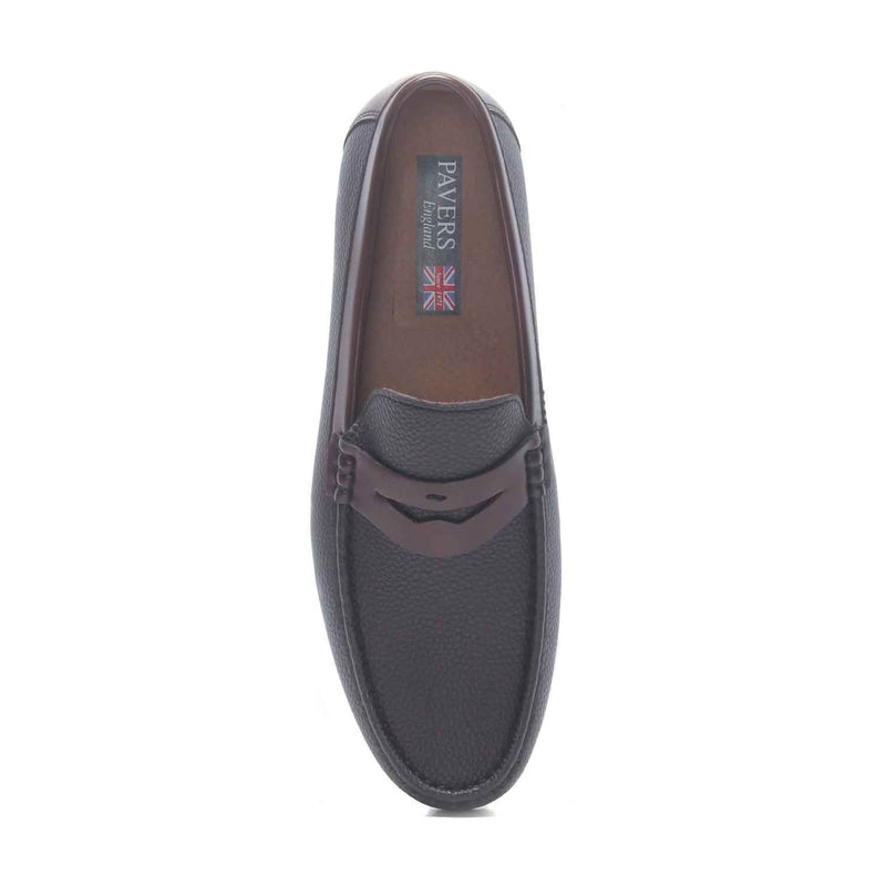 James Men's Casual Penny Loafers - Moccasins - Pavers England