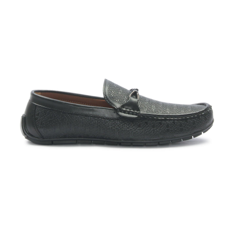 Men's Bit Loafers for Party Wear - Black - Moccasins - Pavers England