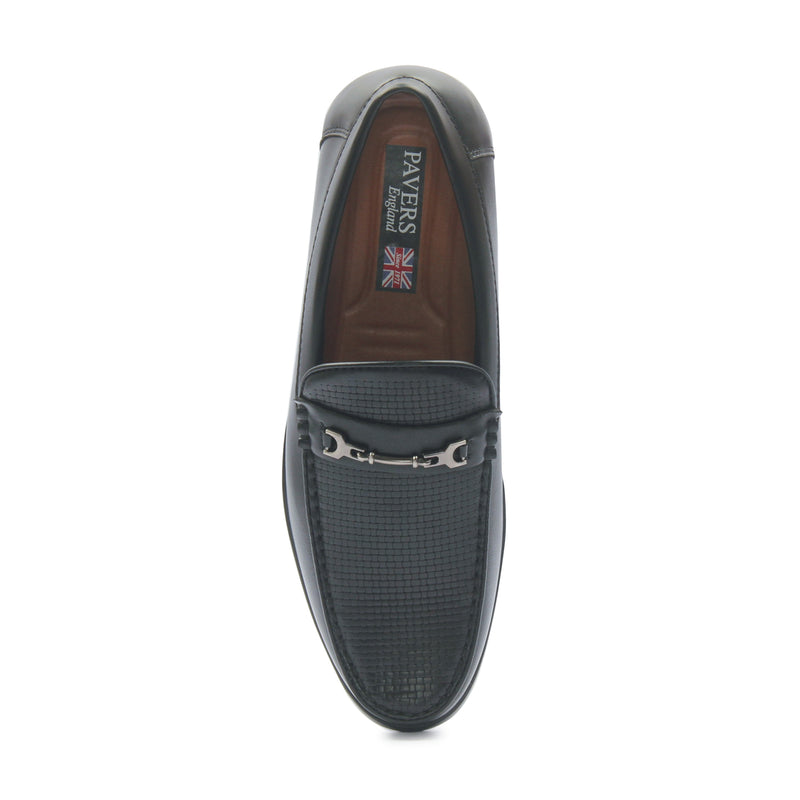Men's Bit Loafers for Formal Wear - Black - Formal Loafers - Pavers England
